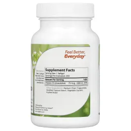 Zahler, Витамин D3, передовая формула D3, 3000 МЕ, 250 мягких таблеток