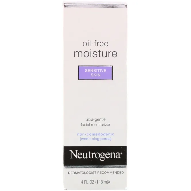 Neutrogena, Безмасляный ультрамягкий увлажняющий крем для лица, для чувствительной кожи, 4 ж. унц. (118 мл)