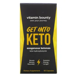 Vitamin Bounty, Get Into Keto, Exogenous Ketones, 60 Capsules