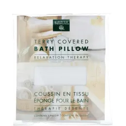 Earth Therapeutics, Подушка с покрытием для ванной Terry, релаксационная терапия, 1 подушка