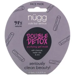 Nugg, Double Detox Purifying Gel Mask, 0.3 fl oz (9 ml)