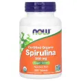 NOW Spirulina, Спирулина 500 мг, 200 таблеток