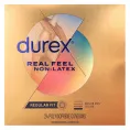Durex, Real Feel Non-Latex, Regular Fit, 24 полиизопреновых презерватива