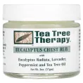 Tea Tree Therapy, Эвкалиптовая мазь - растирка для груди, 2 унции (57 г)