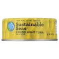 Sustainable Seas, Кусочки светлого тунца в воде, 142 г (5 унций)