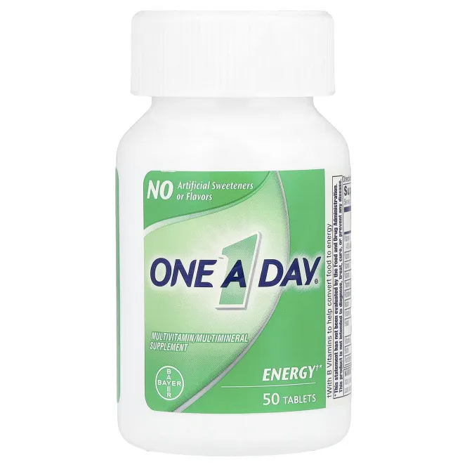 One-A-Day, Energy, мультивитаминная / мультиминеральная добавка, 50 таблеток