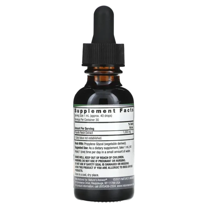 Nature's Answer, Прополис, 2000 мг, 30 мл