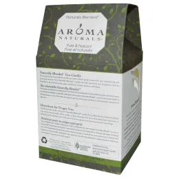 Aroma Naturals, Столовая свеча с натуральными смесями, для медитации, с пачули и ладаном, 7,6 x 8,9 см