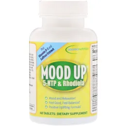 Applied Nutrition, Взбодрись, 5-гидрокситриптофан и родиола, 48 таблеток