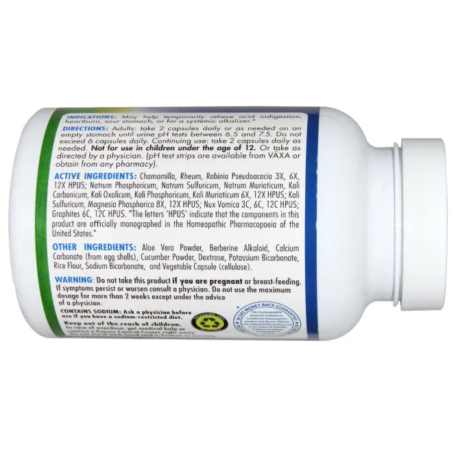 Vaxa International, Buffer pH, 120 капсул