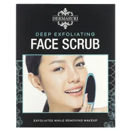 Dermasuri, рукавица для глубокого отшелушивания, скраб для лица, 1 рукавица