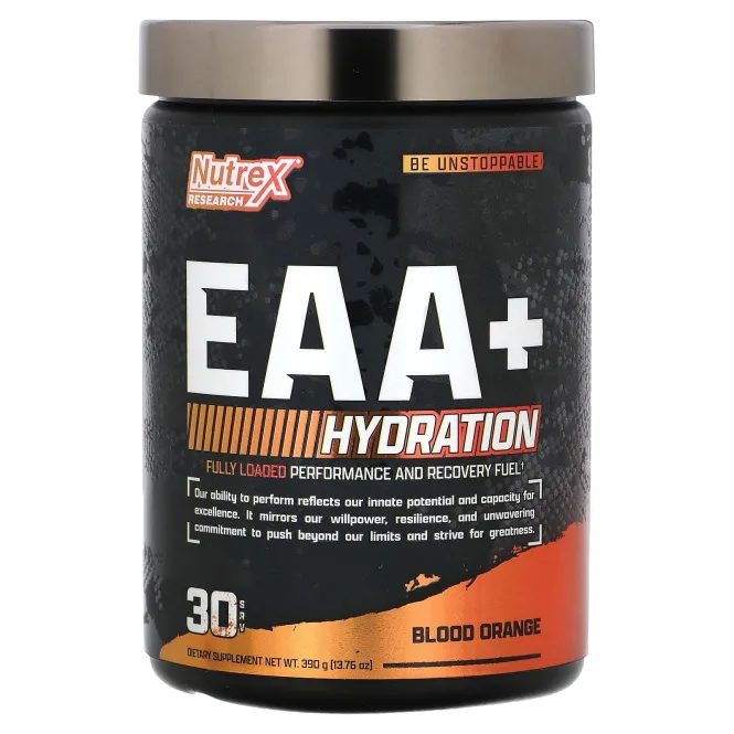 Nutrex Research, EAA + Hydration Кровавый апельсин 390 грамм