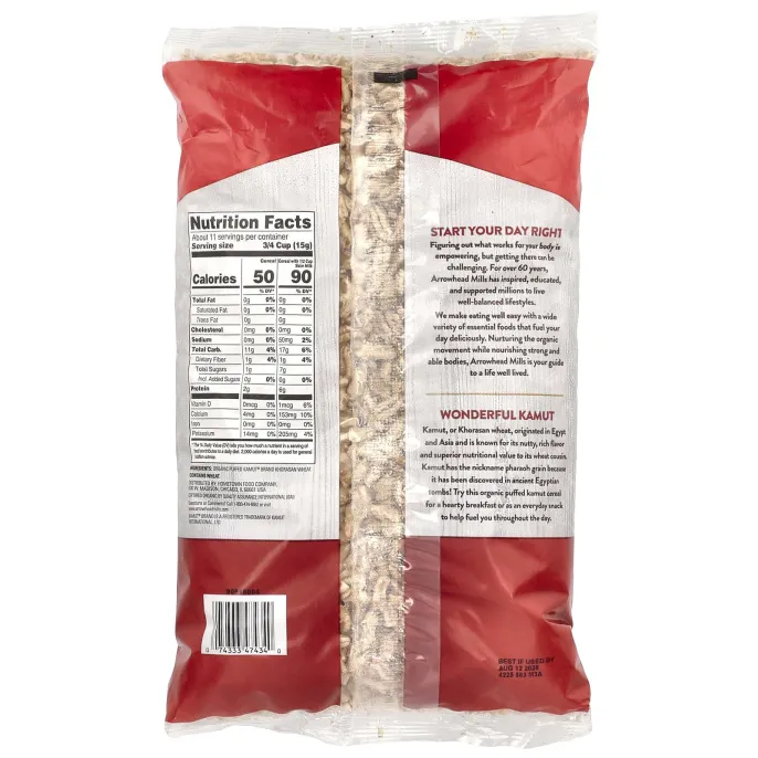 Arrowhead Mills, Органические воздушные хлопья Kamut®, 170 г (6 унций)
