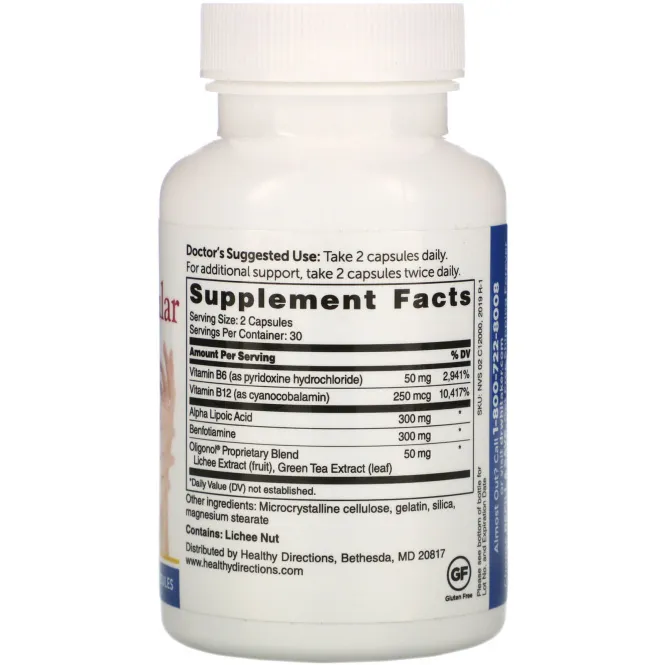 Dr. Whitaker, Complete Neurovascular Support, 60 Capsules