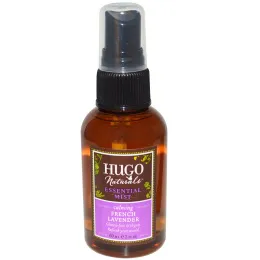 Hugo Naturals, Спрей с эфирным маслом французской лаванды, 2 жидких унции (60 мл) (Discontinued Item)