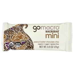 GoMacro, Kids MacroBar®, овсяное печенье с шоколадной крошкой, 7 шт. по 25 г (0,9 унции)