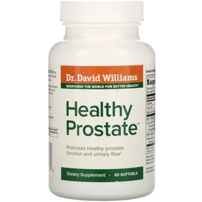 Dr. Williams, Healthy Prostate, 60 Softgels