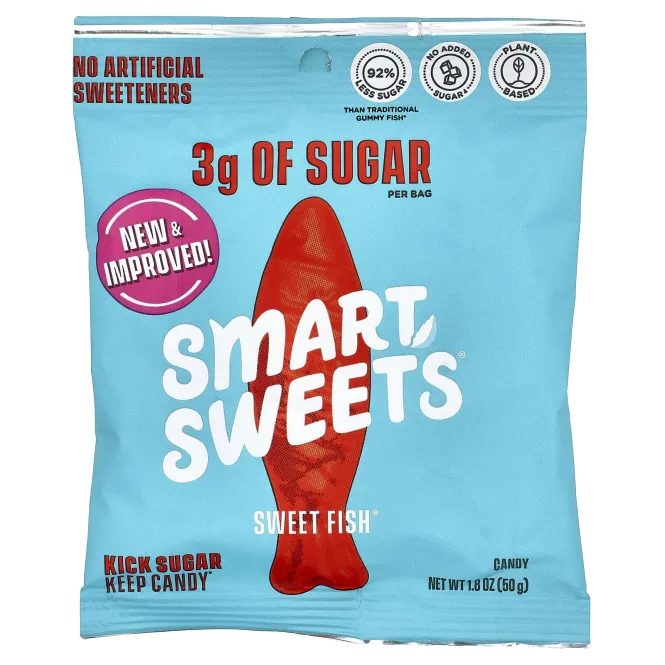 SmartSweets, Sweet Fish, ягоды, 50 г (1,8 унции)