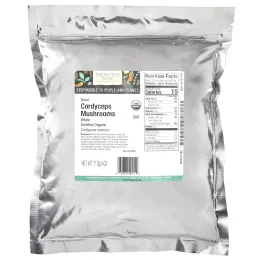 Frontier Co-op, Органические цельные сушеные грибы кодицепс, 113 г (4 унции)