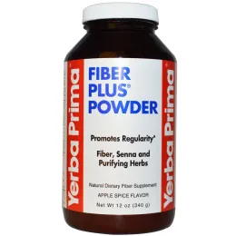 Yerba Prima, Порошок волокно плюс, пряный яблочный вкус, 340 г (12 унций)
