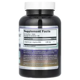 Amazing Nutrition, L-аргинин, 1000 мг, 120 таблеток