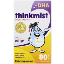 Ddrops, Thinkmist, DHA, 0.36 fl oz (10.6 ml)
