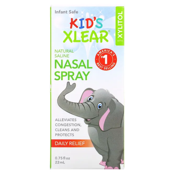 Спрей для носа Xlear Kid's (соляной раствор) 0,75 жидкой унции (22 мл)