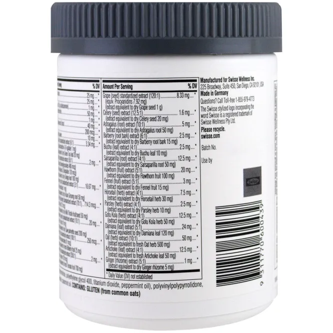 Swisse, Мультивитамины Mens Ultivite, мужское здоровье, 120 таблеток