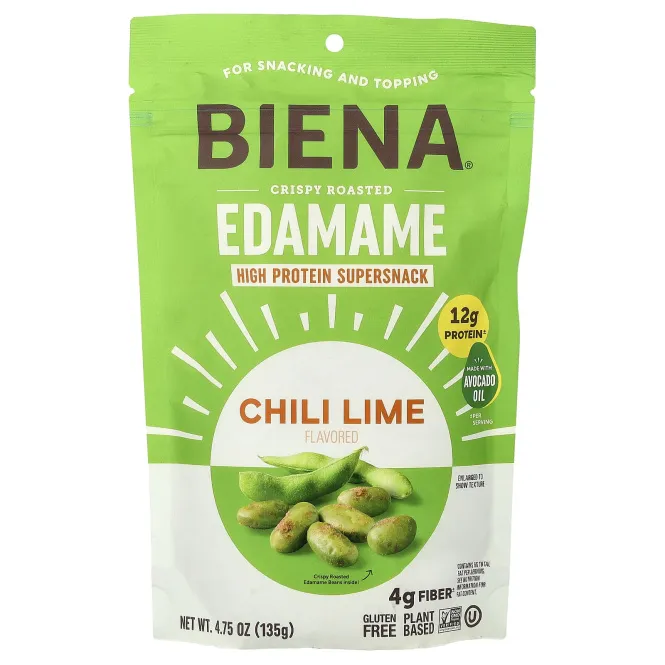 BIENA, Crispy Roasted Edamame, Chili Lime, 4.75 oz (135 g)