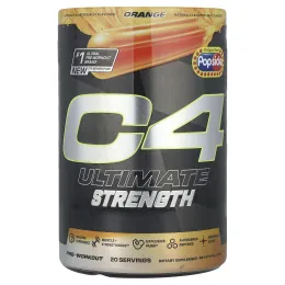 C4 / Cellucor, C4 Ultimate Strength, перед тренировкой, апельсиновое эскимо, 574 г (1,26 фунта)
