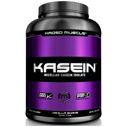 Kaged Muscle, Казеин, мицеллярный, ванильный коктейль, 4 фунта (1,8 кг)