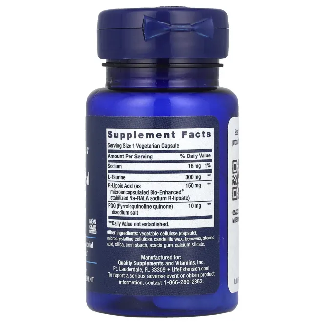 Life Extension, Митохондриальный комплекс с BioPQQ, 30 капсул