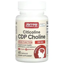 Jarrow Formulas, Цитиколин, 250 мг, 60 капсул