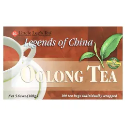 Uncle Lee's Tea, Legends of China, чай улун, 100 чайных пакетиков, 160 г (5,64 унции)