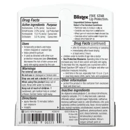 Blistex, Защита для губ "Пять звезд", SPF 30, 0,15 унции (4,25 г)