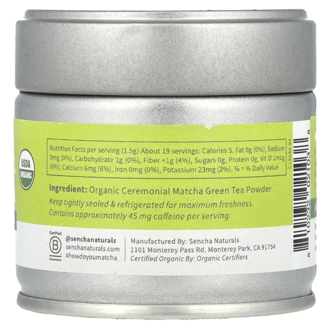 Sencha Naturals, Органический матча Emperor's, 28 г (1 унция)