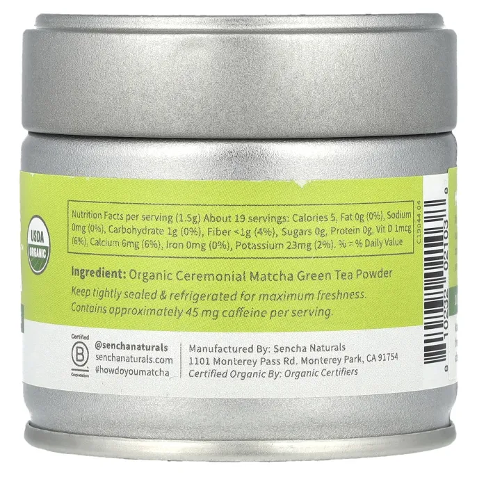 Sencha Naturals, Органический матча Emperor's, 28 г (1 унция)