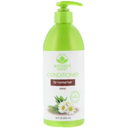 Nature's Gate, Травяной кондиционер, для нормальной кожи, 18 ж. унц.(532 мл)