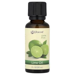 Vitacost, 100% чистое масло лайма, 30 мл (1 жидк. унция)