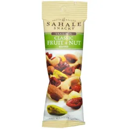 Sahale Snacks, смесь орехов и сухофруктов, классические фрукты и орехи, 9 пакетиков по 42,5 г (1,5 унции)