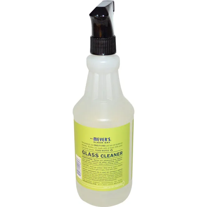 Mrs. Meyers Clean Day, Стеклоочиститель, запах лимона и вербены, 24 жидк. унц. (708 мл)