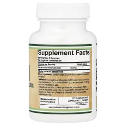 Double Wood Supplements, NMN, 60 капсул (125 мг в 1 капсуле)