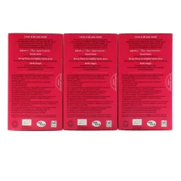 Pukka Herbs, Любовь, Чай с органической розой, ромашкой и лавандой, Без кофеина, Упаковка из 3 единиц, По 20 пакетиков травяного чая в каждой