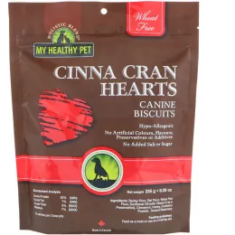 Holistic Blend, My Healthy Pet, Cinna Cran Hearts, Canine Biscuits, 8.29 oz (235 g)