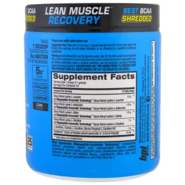 BPI Sports, Измельченные лучшие аминокислоты с разветвленной цепью, формула восстановления сухой мышечной массы, Blue Raz , 9,7 унц. (275 г)
