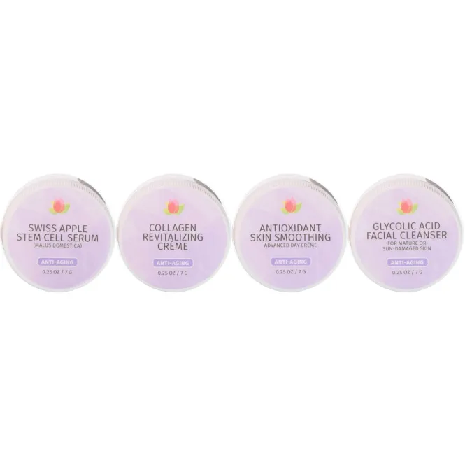 Reviva Labs, 5-Day Trial Kit, Anti-Aging, 4 Piece Kit, 0.25 oz (7 g) Each
