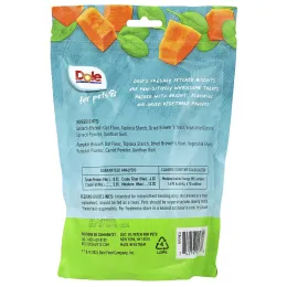 Dole for Pets, печенье, шпинат и тыква, 200 г (7 унций)