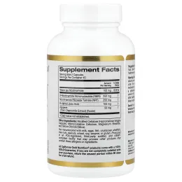California Gold Nutrition, VivaNAD™, комплекс НАД с NMN и никотинамид рибозид тартратом, 90 растительных капсул