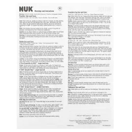 NUK, Ортодонтическая пустышка, недорогая упаковка для животных, для детей 0–6 месяцев, 5 упаковок