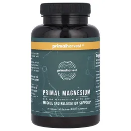 Primal Harvest, Primal, магний, 310 мг, 120 капсул (155 мг в 1 капсуле)